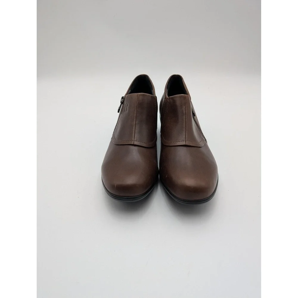 Romika‎ Booties Womens Size 6.5 Brown Synthetic Zip Low Heel Comfort Shoes 37
